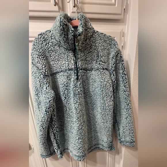 boxercraft Tops - Boxercraft Soft Blue Fleece Pullover